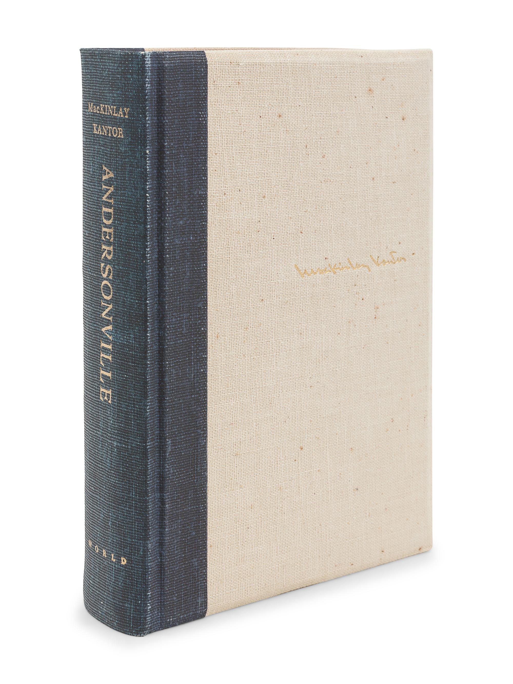 [CIVIL WAR]. KANTOR, MacKinlay (1904-1977). Andersonville . Cleveland and New York: The World Publishing Company, 1955.