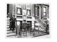 ABBOTT, Berenice (1898-1991), photographer. Church of God, 25 East 132nd Street, December 8, 1936 . Printed later by Museum of the City of New York, ca 1970s.