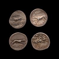 [ANCIENTS] ROMAN REPUBLIC. A Group of Four Ar Denarii