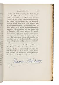 [BINDINGS]. CLEMENS, Samuel Langhorne ("Mark Twain") (1835-1910). The Writings of Mark Twain . Hartford, CT: American Publishing Co., 1899.