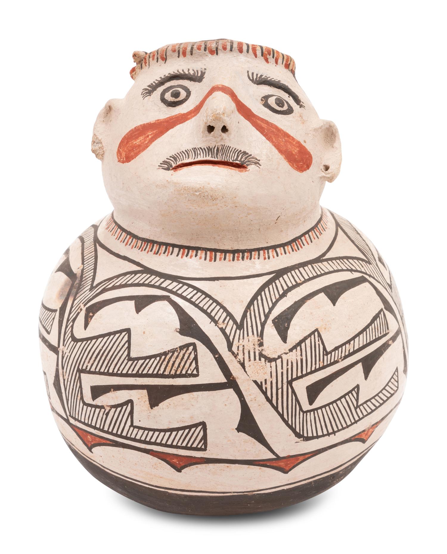 Zuni Polychrome Pottery Figure