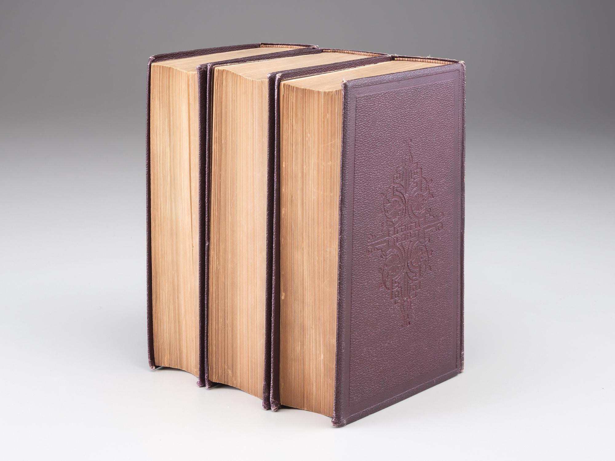 [WOMEN'S SUFFRAGE]. STANTON, Elizabeth Cady, Susan B. ANTHONY, and Matilda Joslyn GAGE, editors. History of Woman Suffrage . Rochester, NY: Susan B. Anthony, 1887. Vols. I-III only, EACH INSCRIBED BY SUSAN B. ANTHONY.