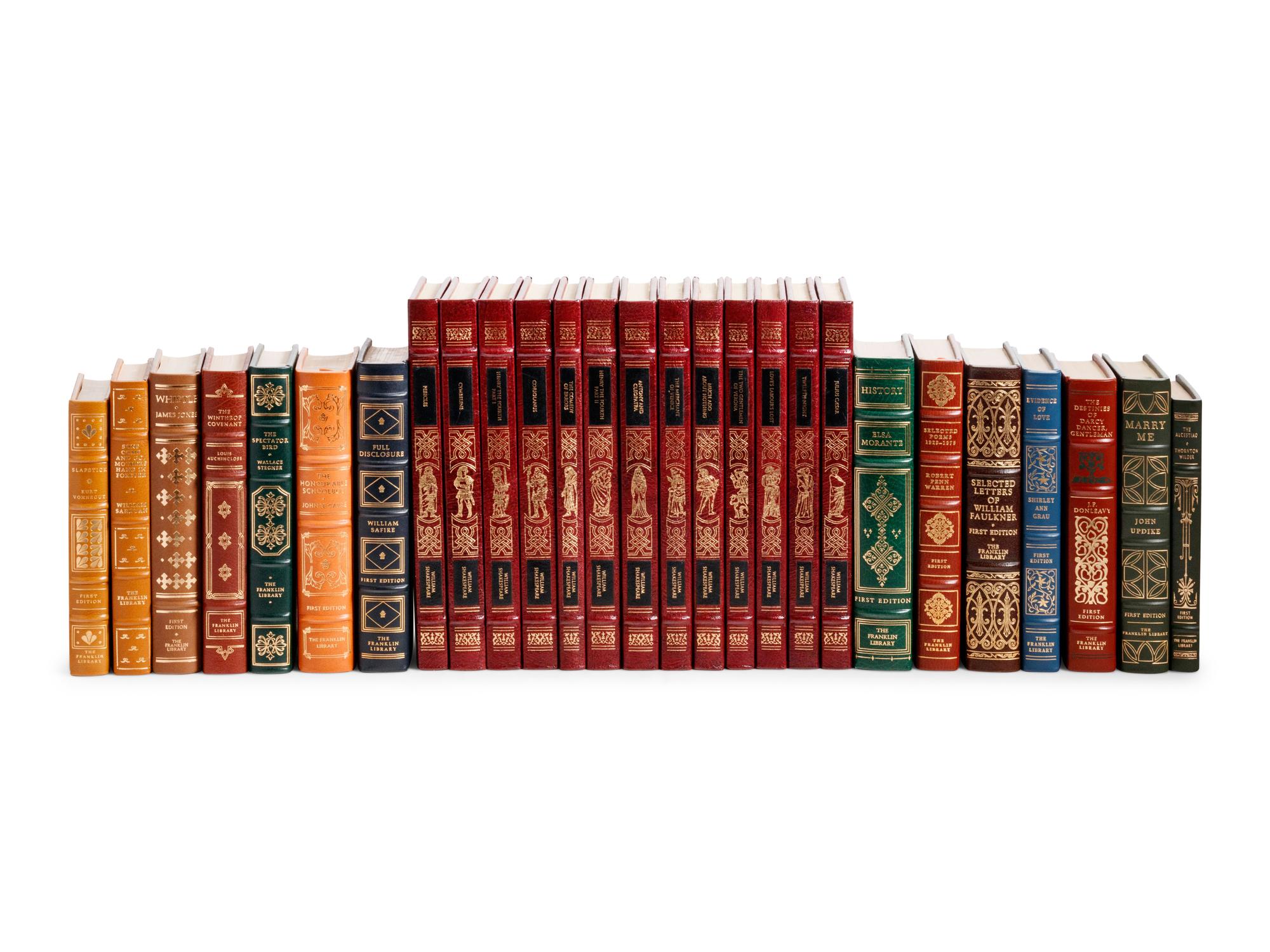 A Collection of Leather-Bound Volumes