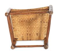 A William and Mary Bannister-Back Splint Seat Side Chair