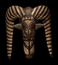 Two Mossi Wood Masks