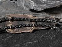 Zuni Mosaic Inlay Figural Male Bolo Tie