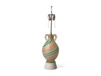 An Italian Blown Glass Lamp By Murano with Barovier DONATED BY DONZELLA, LTD.