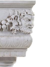 A Neoclassical Carved Marble Jardinière