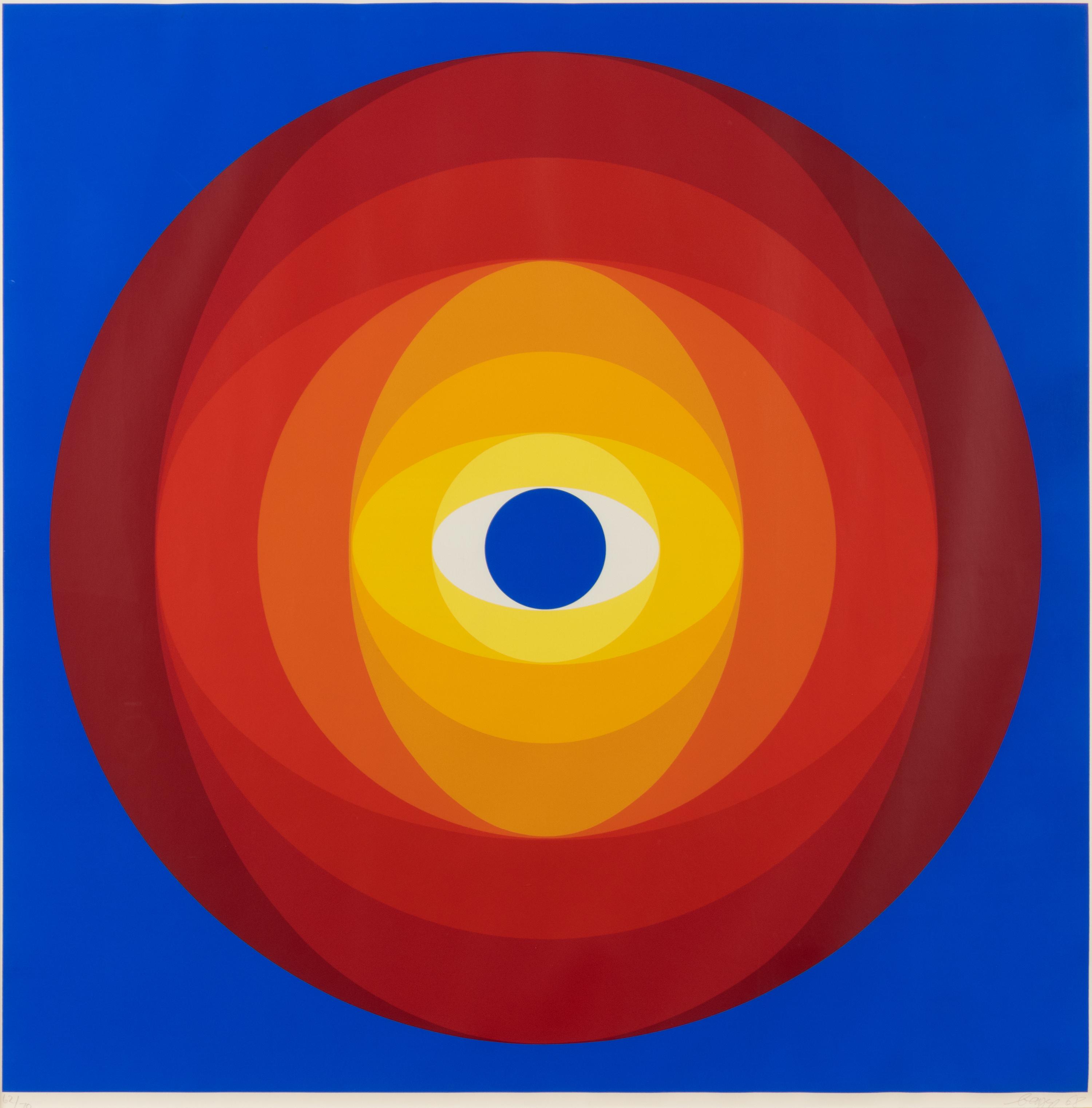 Disc with Blue Center
