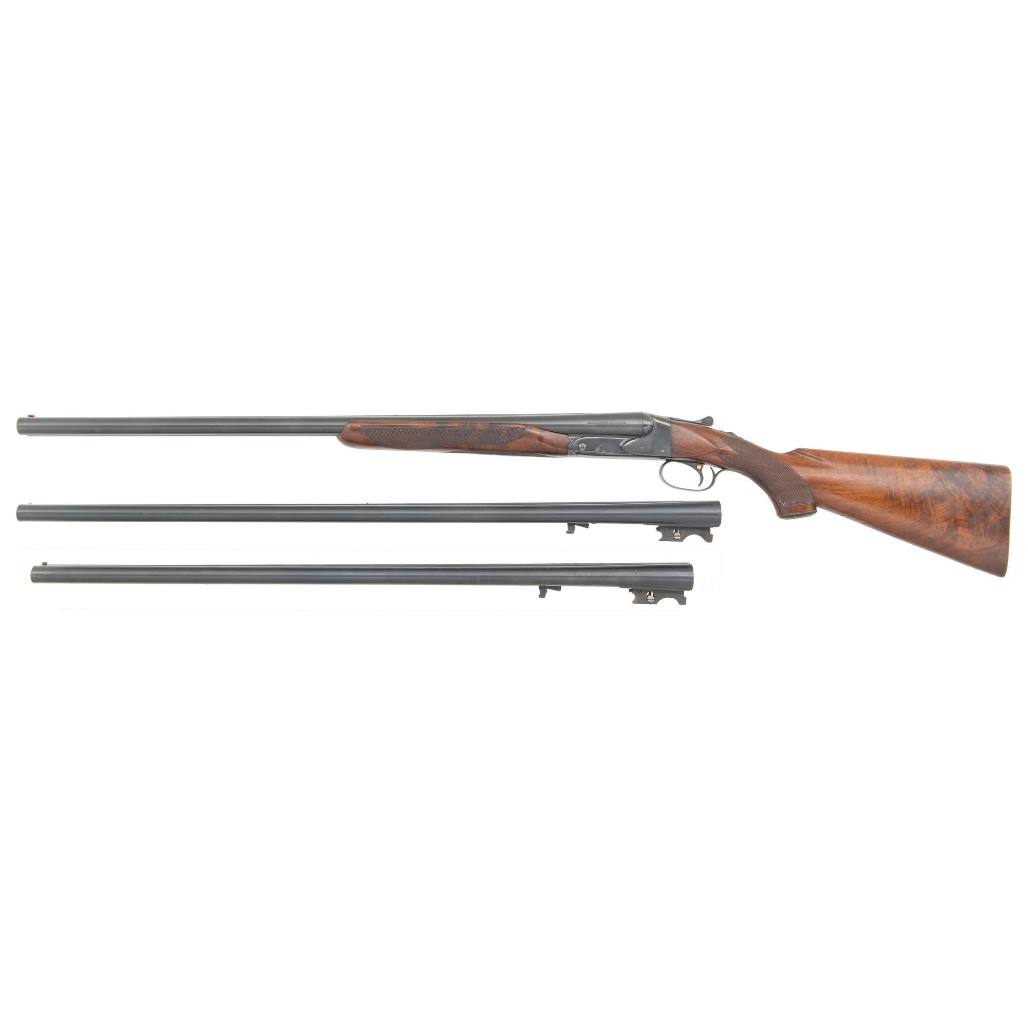 **Winchester Model 21 Skeet 12 Gauge Shotgun with Two Extra Barrels