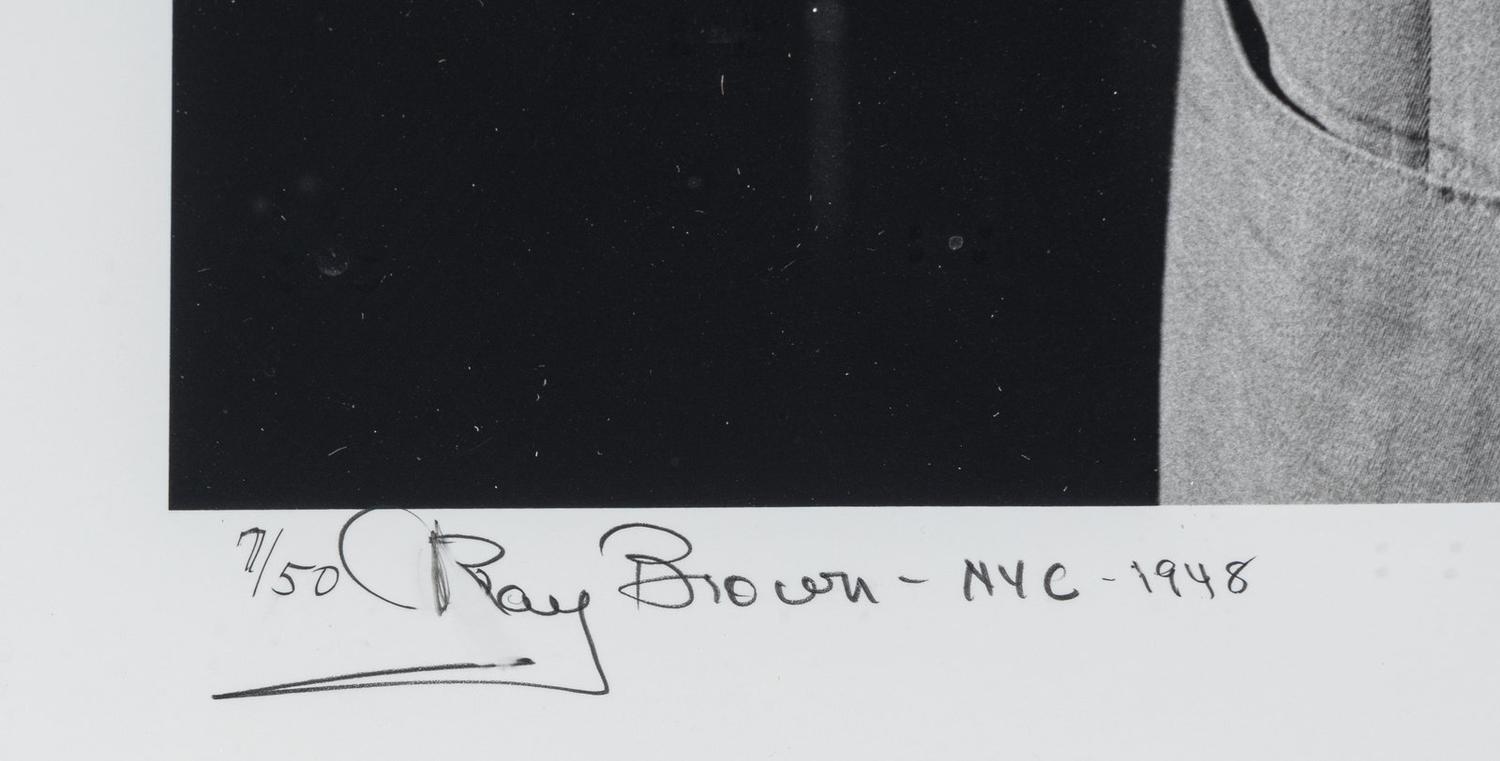 Herman Leonard (1923-2010) Ray Brown, New York City, 1948