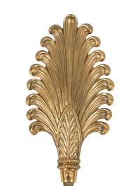 A Pair of Empire Style Gilt Metal Five-Light Sconces