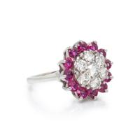 DIAMOND AND RUBY RING