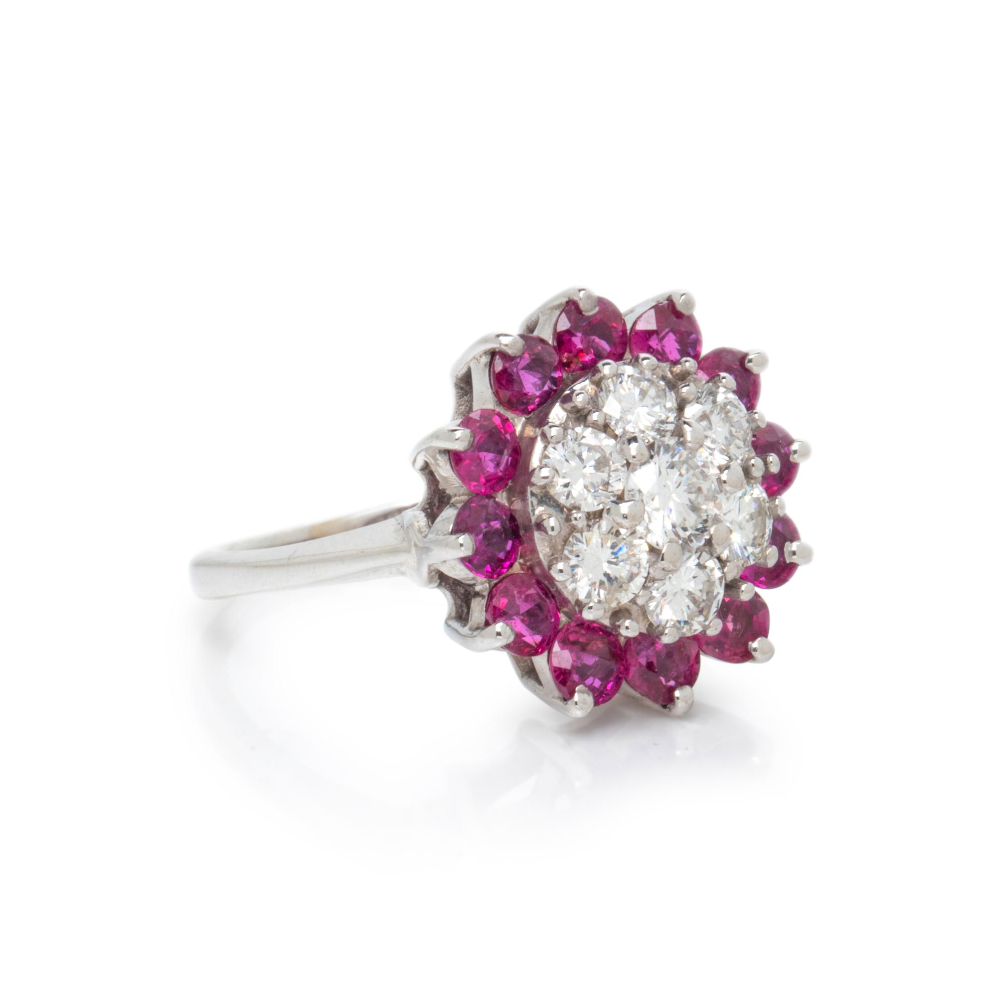 DIAMOND AND RUBY RING