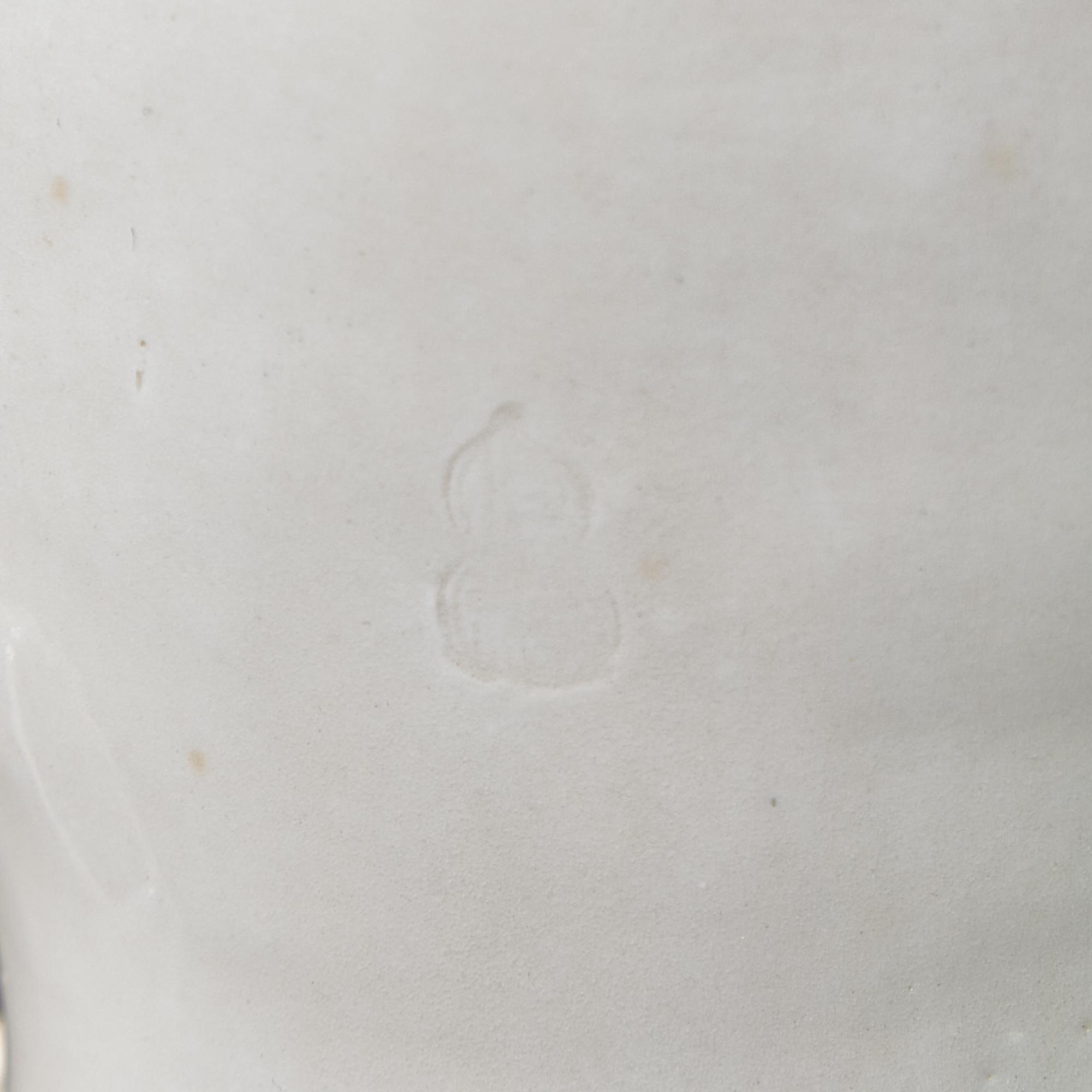 A Chinese Blanc-de-Chine Porcelain Seated Figure of Damo with 'He Chaozong' Mark, Qing Dynasty — 清 何朝宗款“隻履西歸”德化白瓷達摩坐像