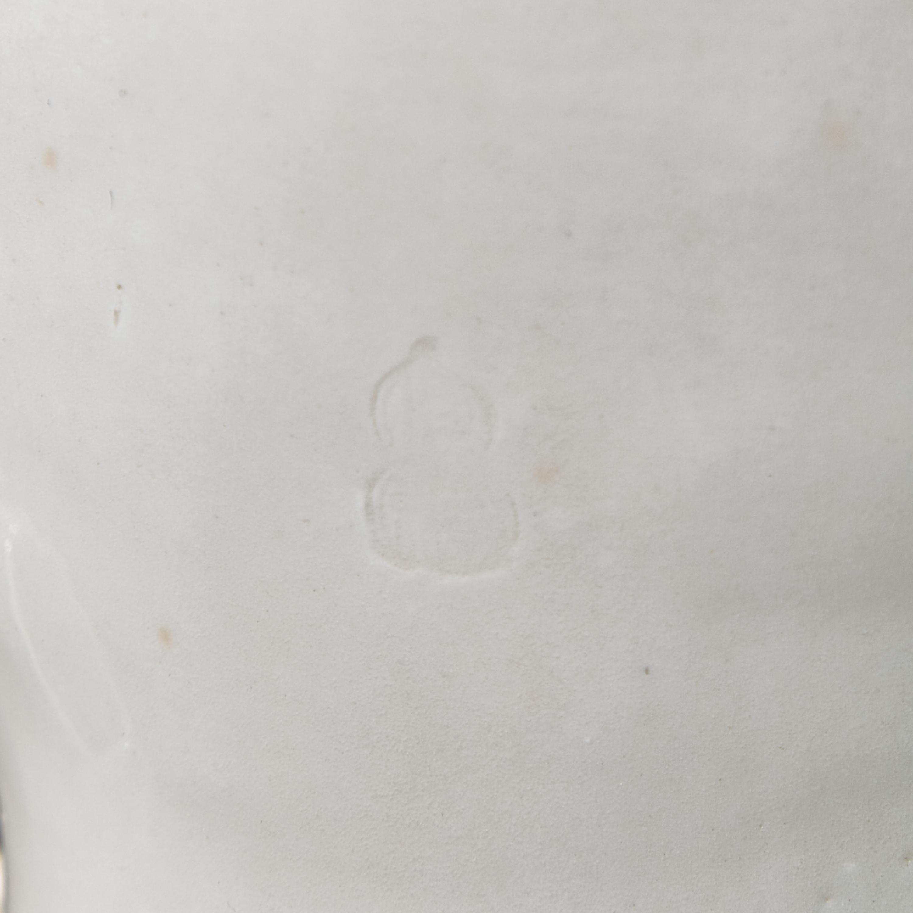 A Chinese Blanc-de-Chine Porcelain Seated Figure of Damo with 'He Chaozong' Mark, Qing Dynasty — 清 何朝宗款“隻履西歸”德化白瓷達摩坐像