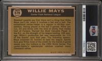 A 1961 Topps WIllie Mays All Star Baseball Card No. 579 (PSA 5 EX) from The Collection of David Eisenhower