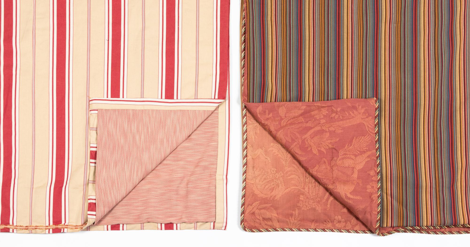 Five Red Drapes