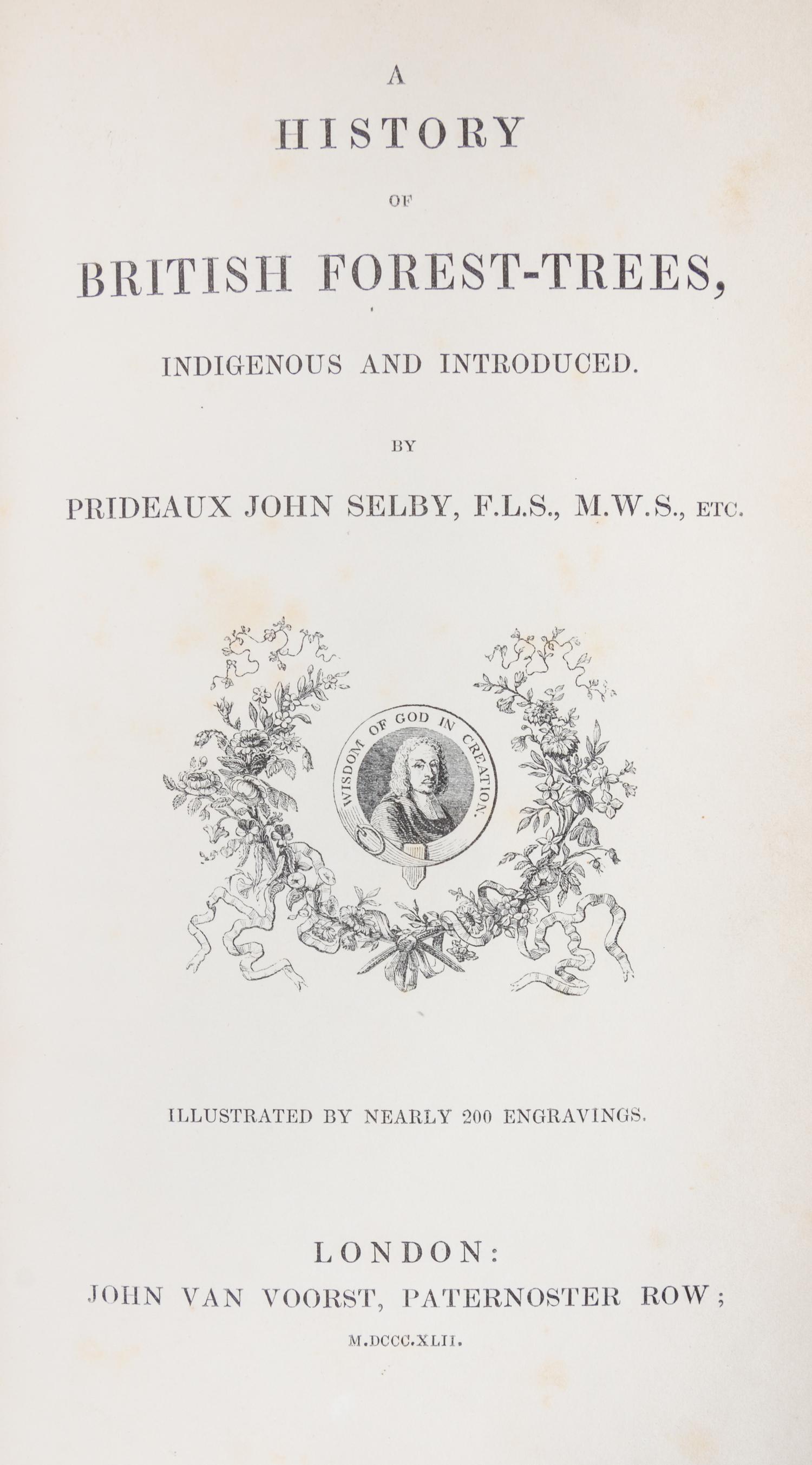 [NATURAL HISTORY]. A group of 4 works, including The Gentleman Farmer, Practical Hints on Planting Ornamental Trees, and others.