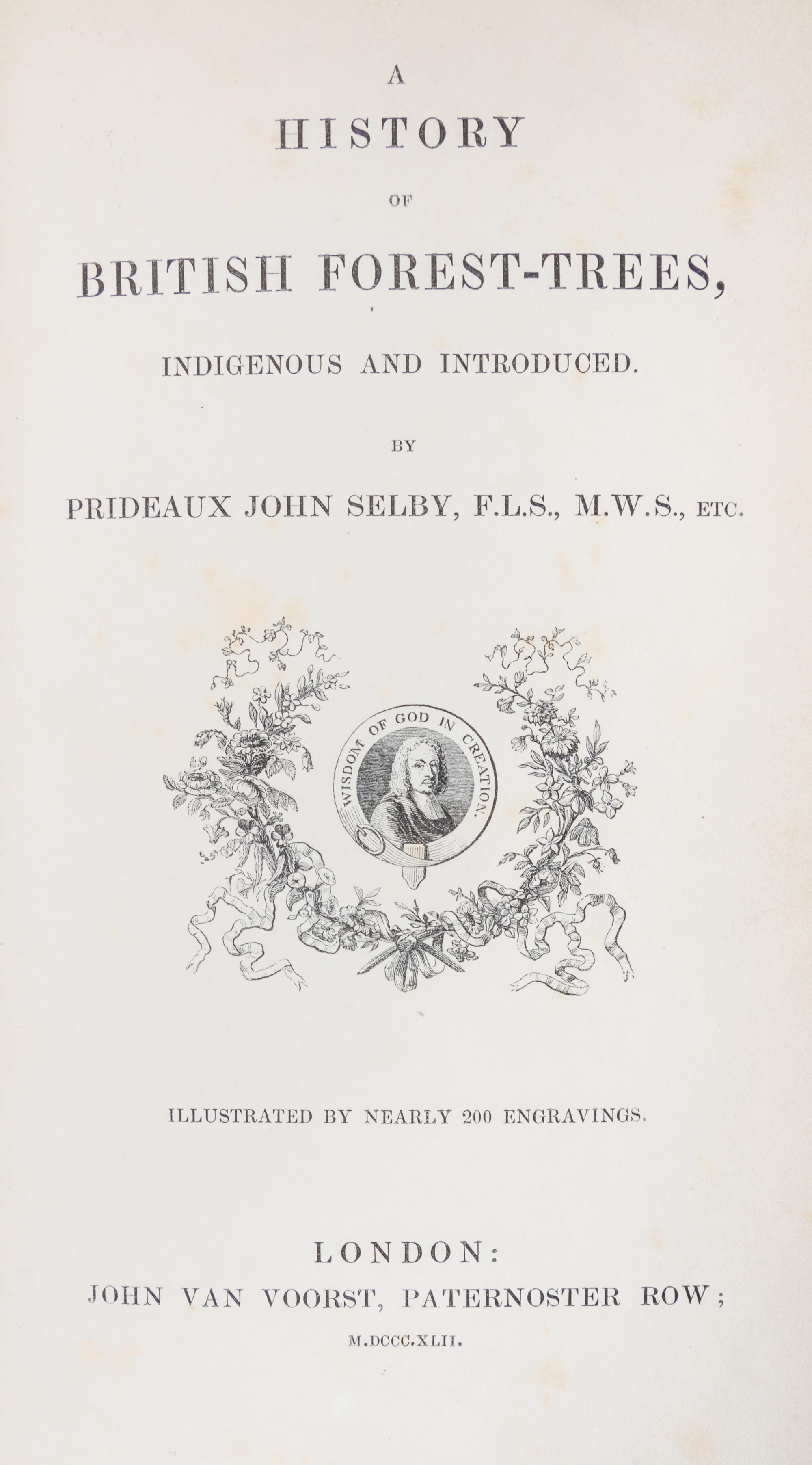 [NATURAL HISTORY]. A group of 4 works, including The Gentleman Farmer, Practical Hints on Planting Ornamental Trees, and others.