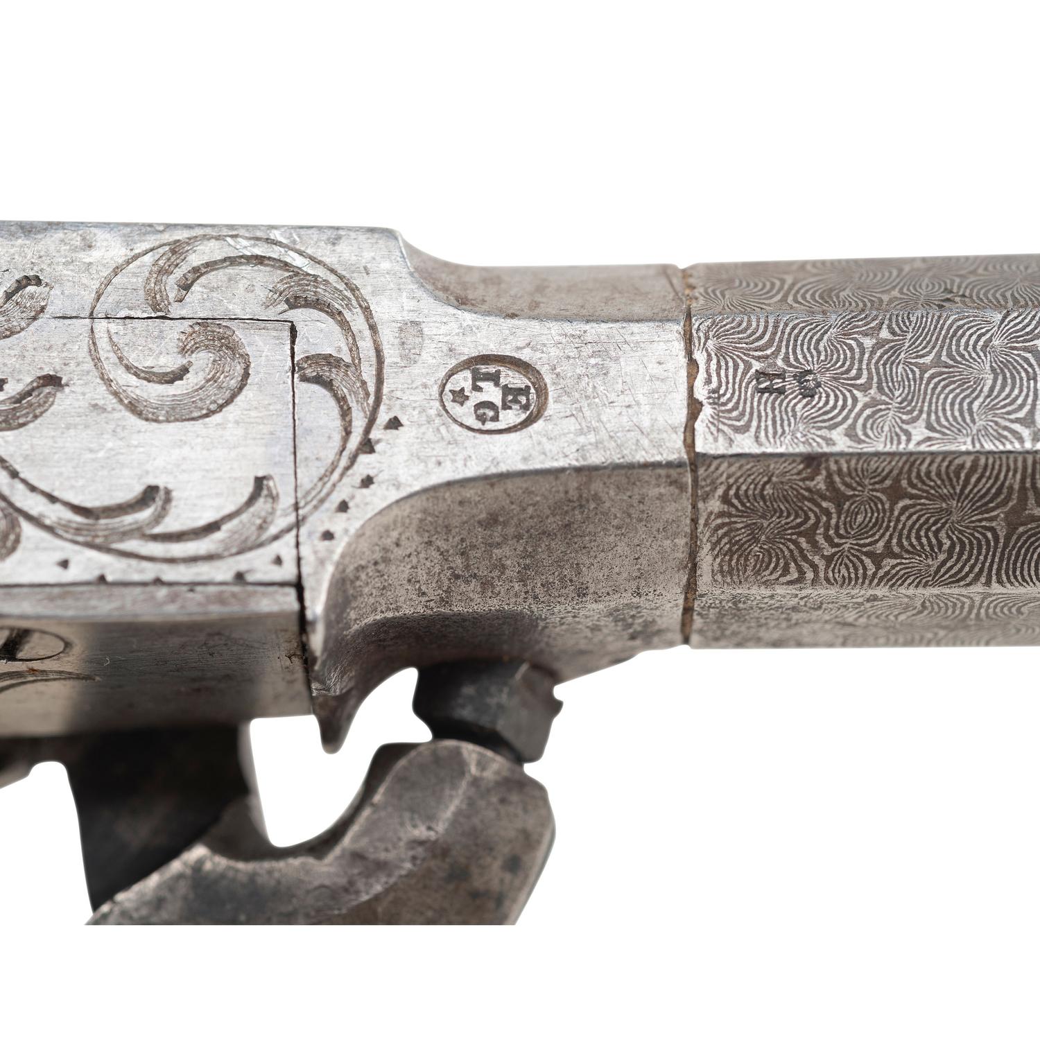 Lot of 2 Belgian Turn-Off Pistols