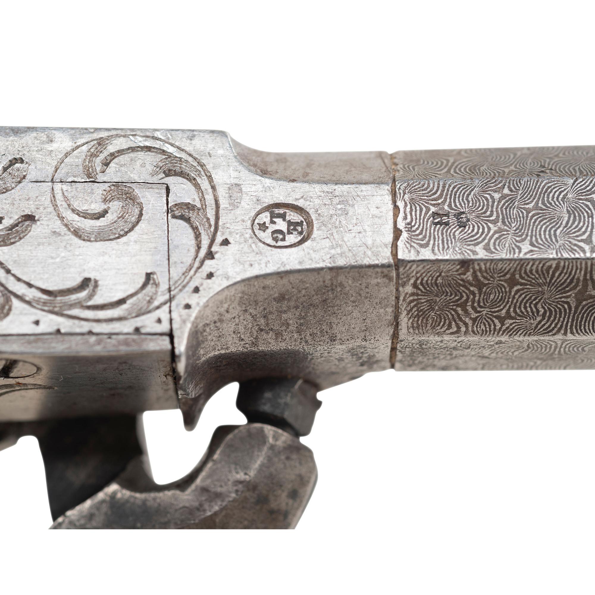 Lot of 2 Belgian Turn-Off Pistols