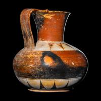 A Proto-Corinthian Terracotta Squat Olpe