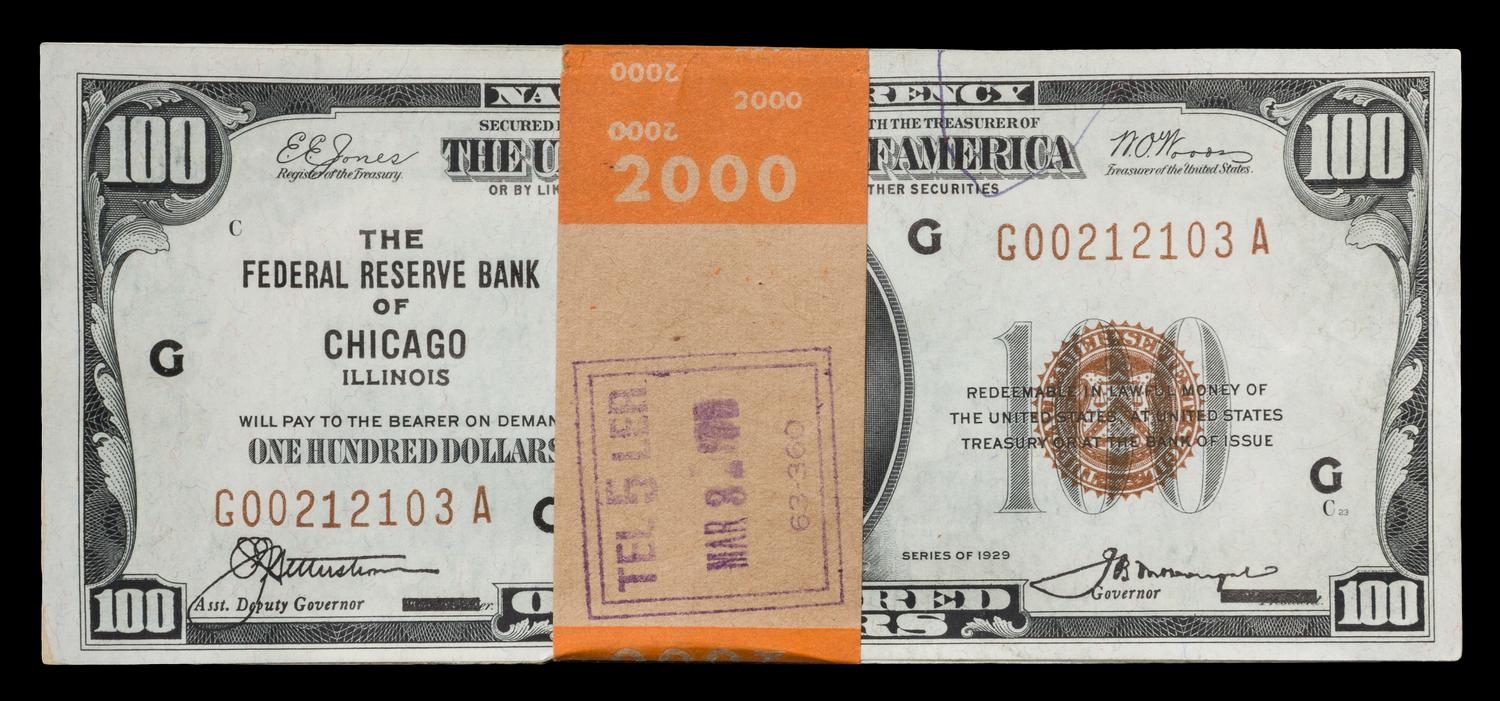 A Group of Twenty-Eight 1929-G Federal Reserve Bank $100 Notes