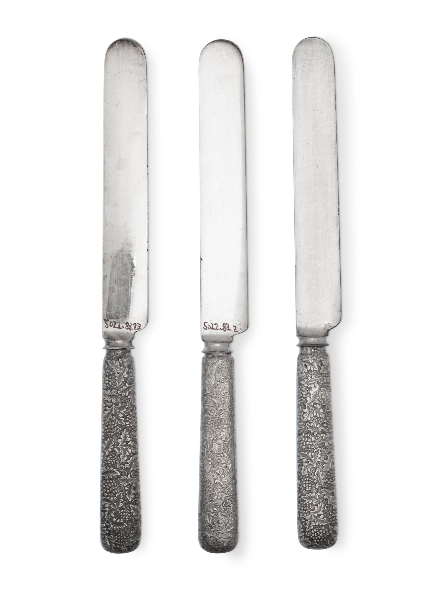 A Set of Twelve Tiffany & Co. Silver Dinner Knives