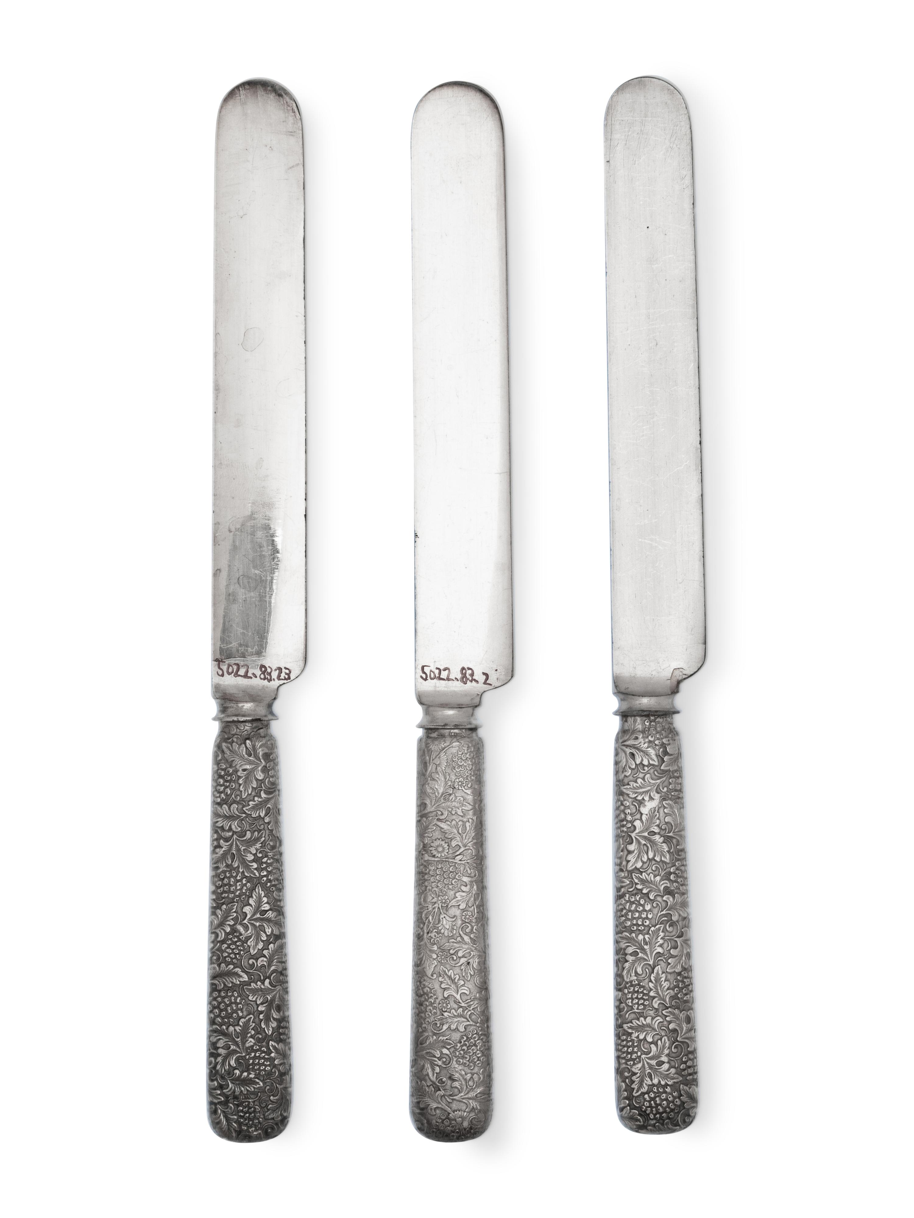 A Set of Twelve Tiffany & Co. Silver Dinner Knives
