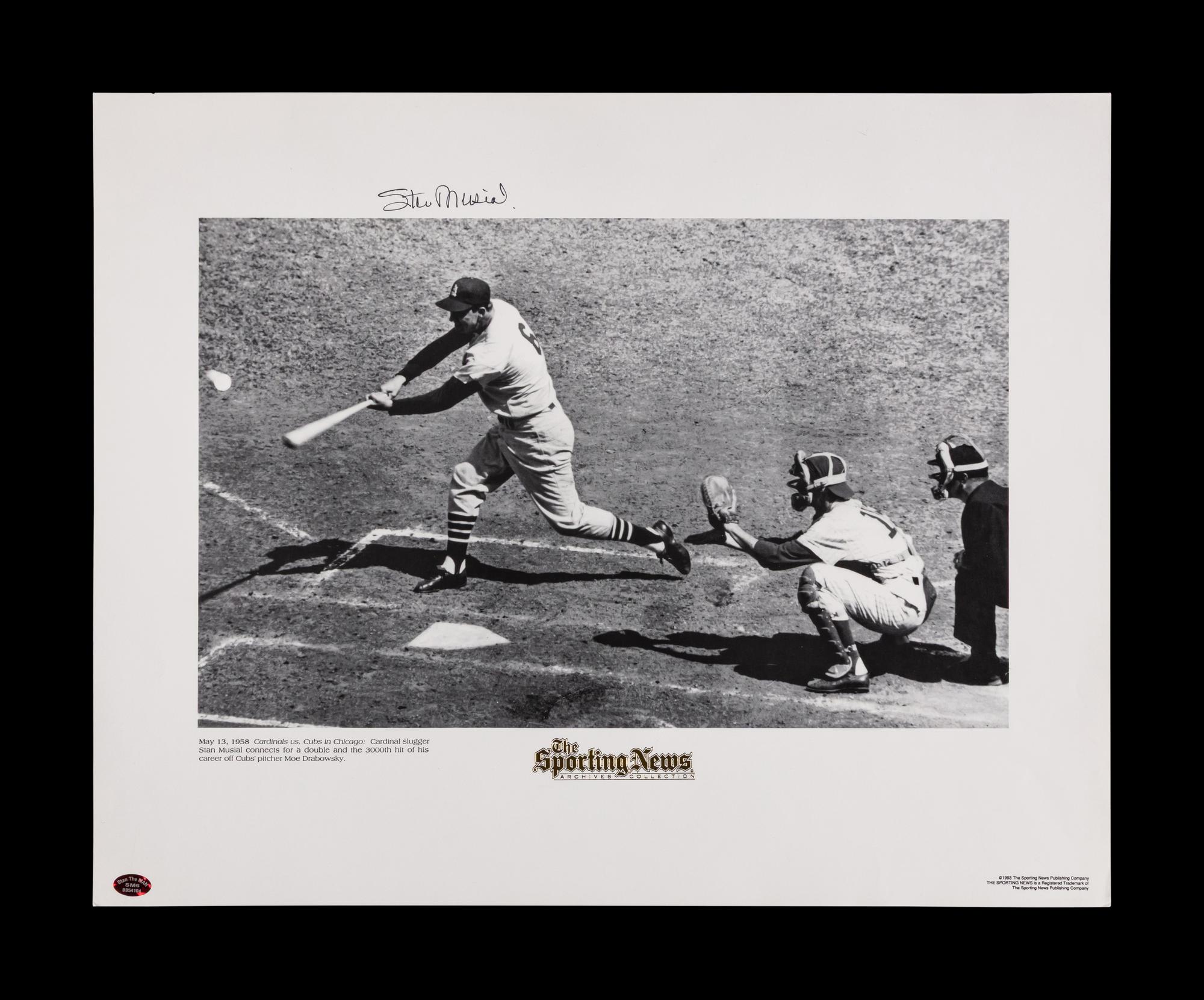 A Collection of Stan Musial Signed Autographs