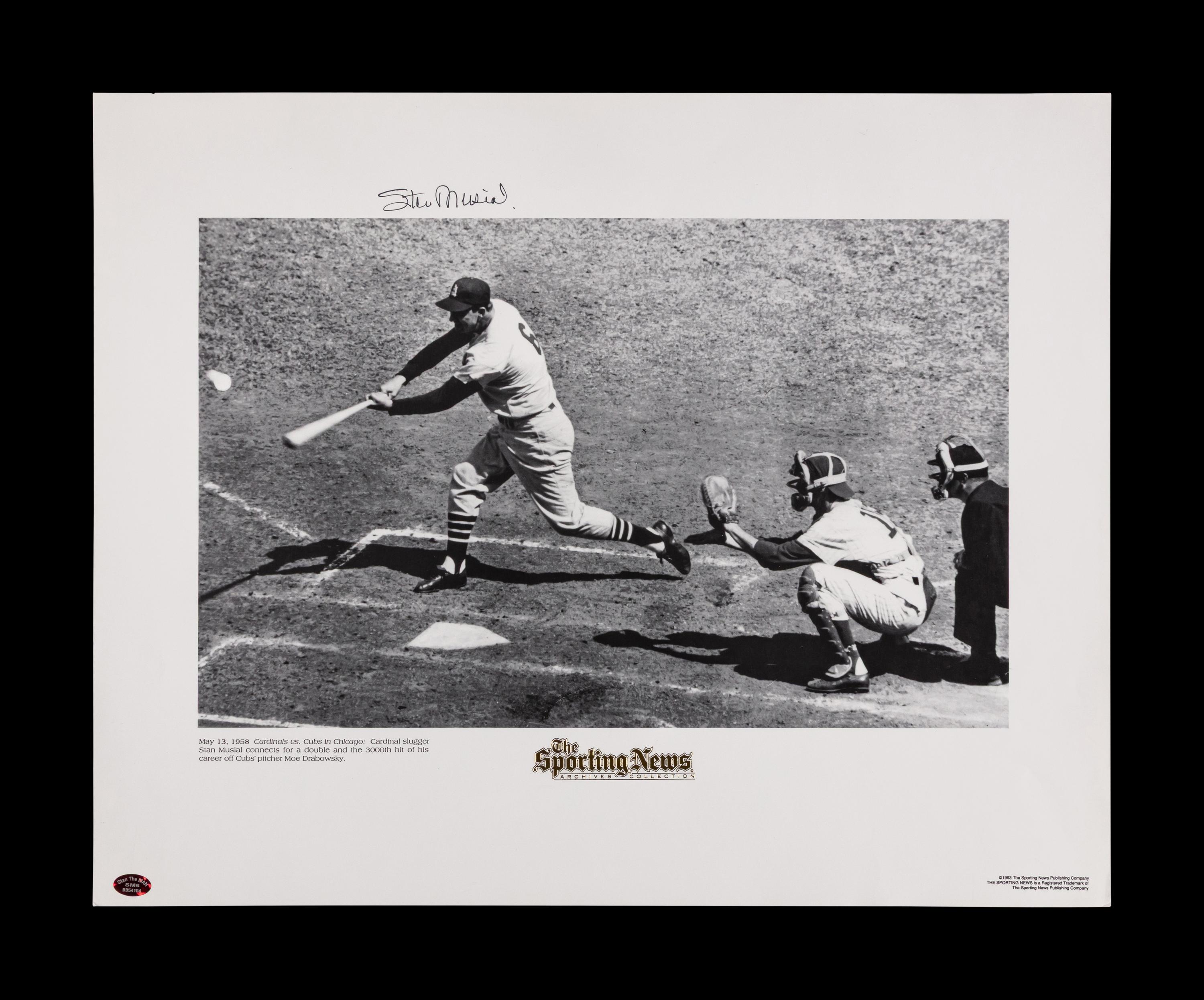 A Collection of Stan Musial Signed Autographs
