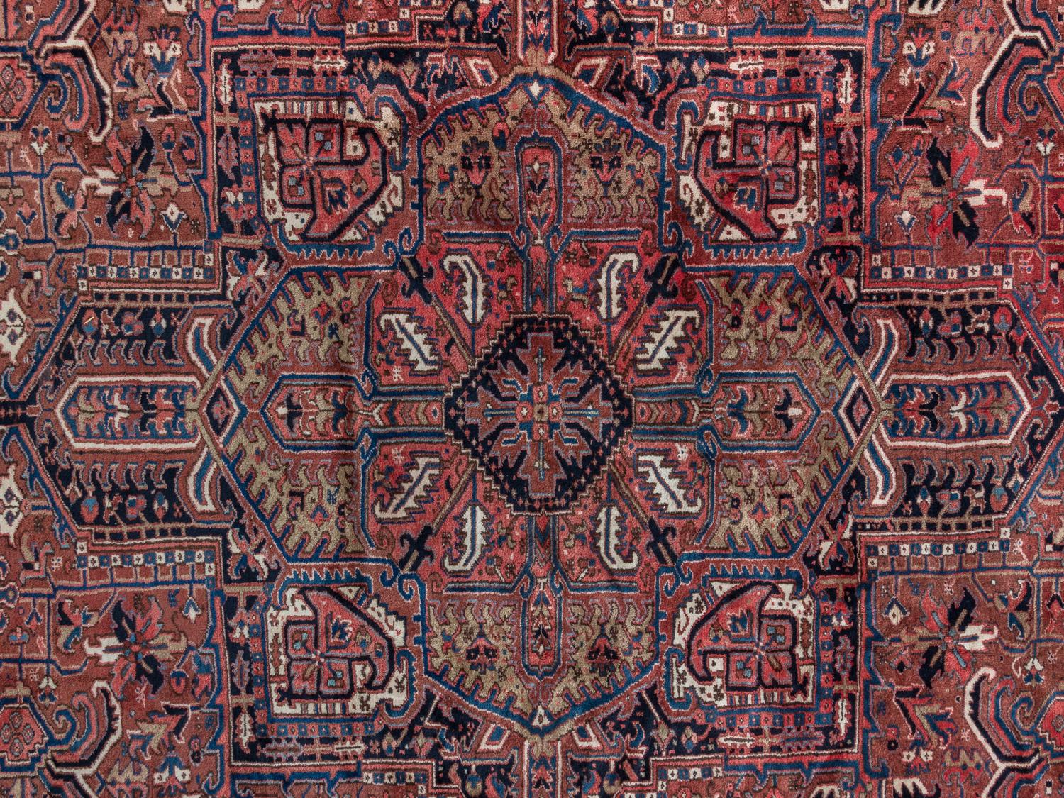 A Heriz Wool Rug