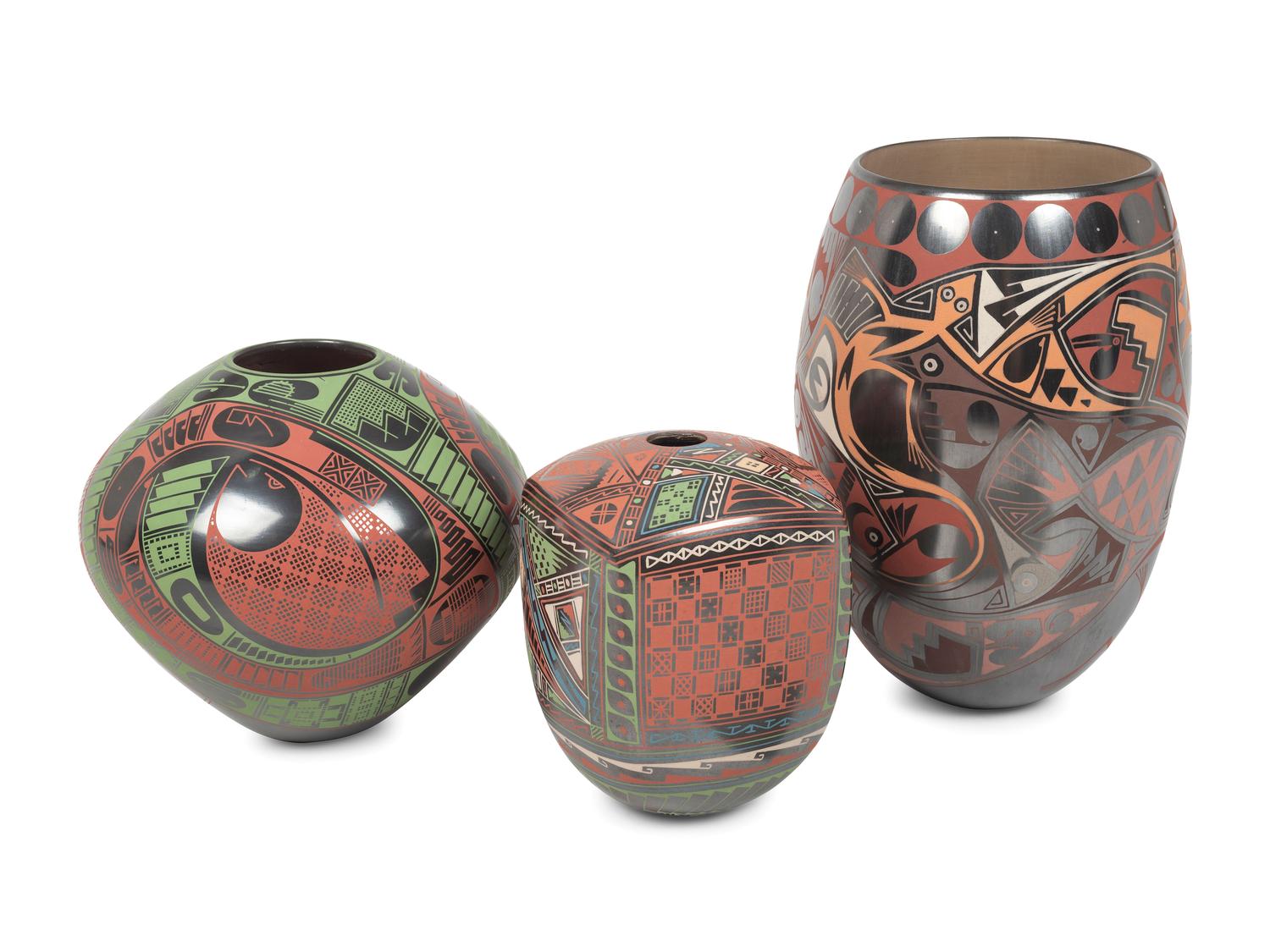Mata Ortiz Pottery, with Mirror Finish
