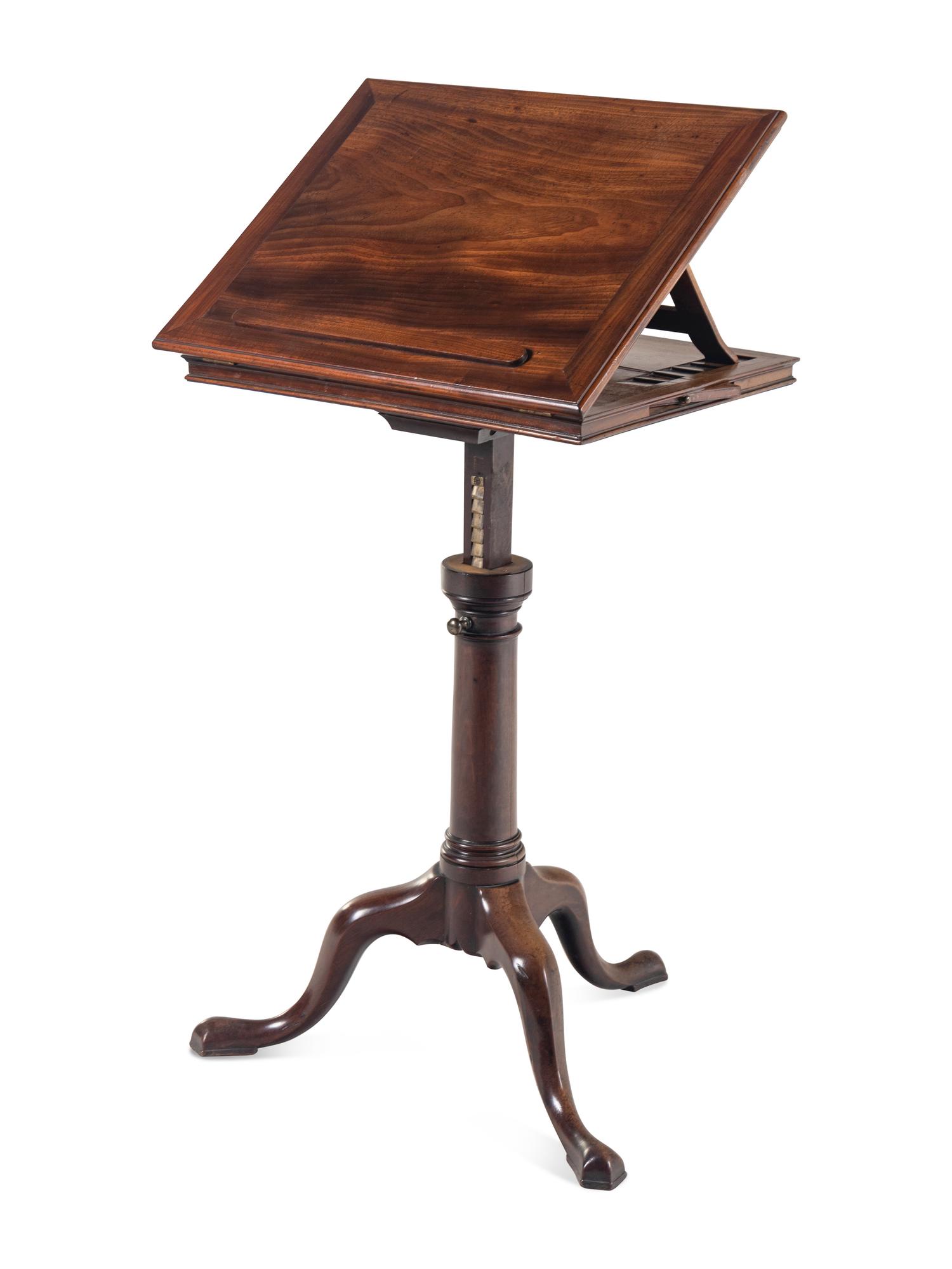 A George III Mahogany Drafting Table