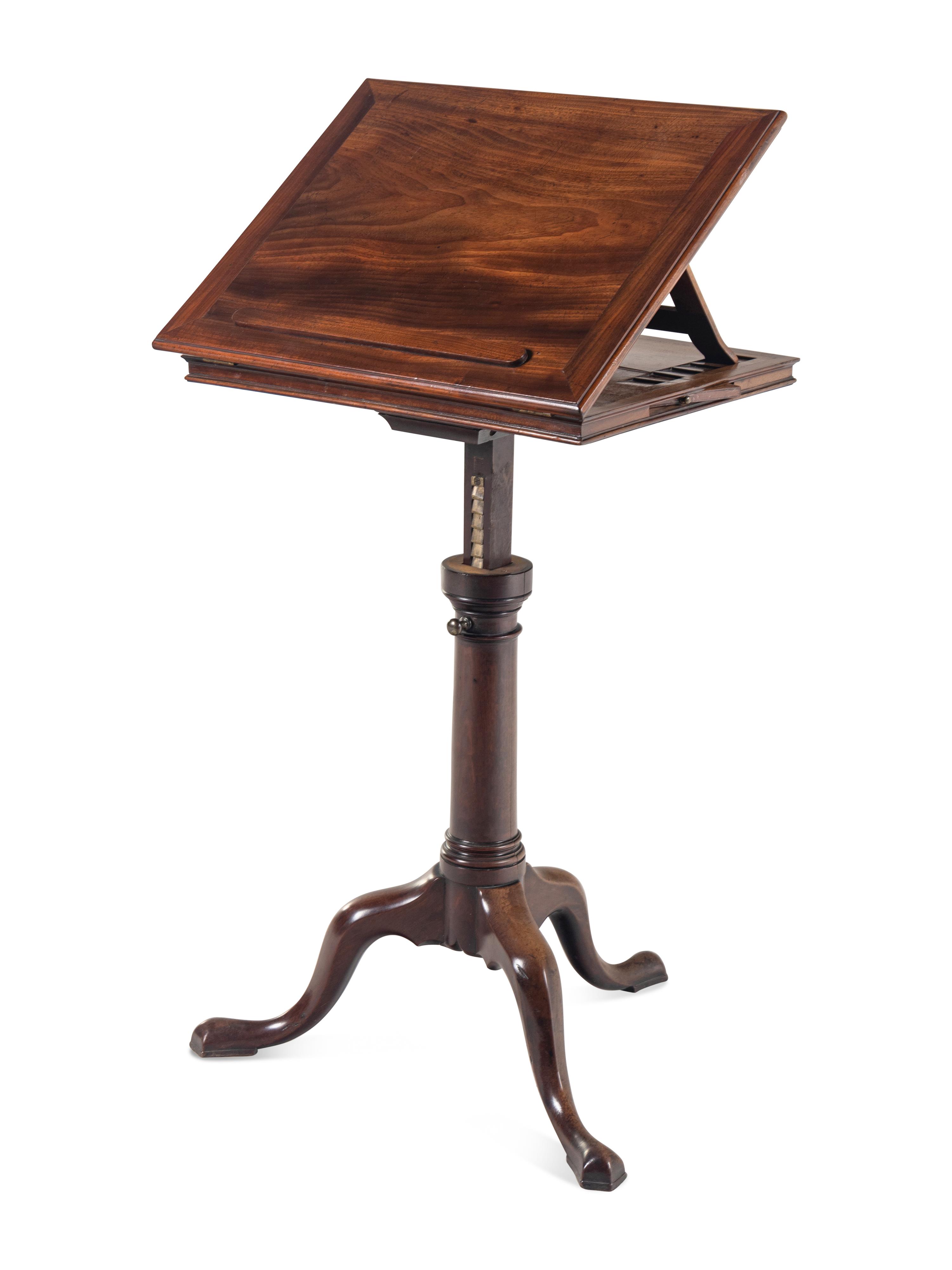 A George III Mahogany Drafting Table