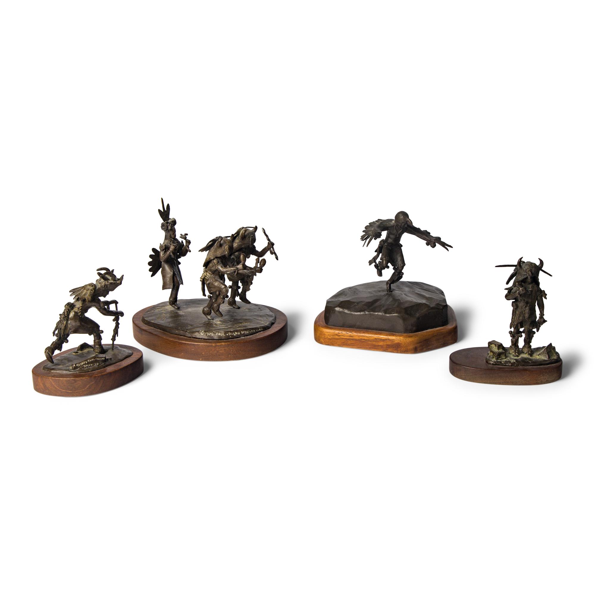 Paul Joseph Speckled Rock (Santa Clara, 1952-2017) — bronze dancers