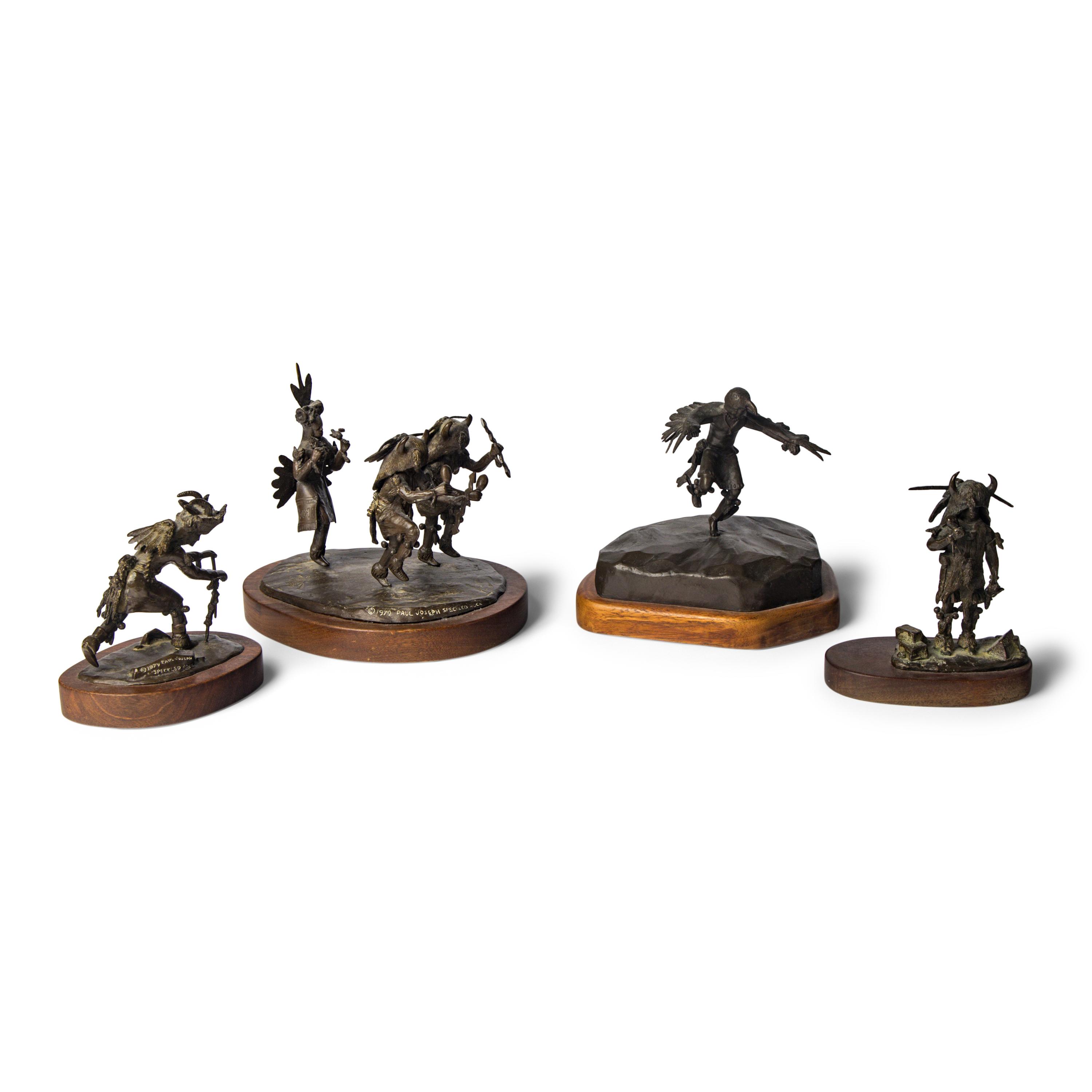 Paul Joseph Speckled Rock (Santa Clara, 1952-2017) — bronze dancers