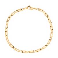 Yellow Gold Oval Link Bracelet
