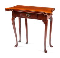 A George III Mahogany Flip-Top Gate-Leg Table