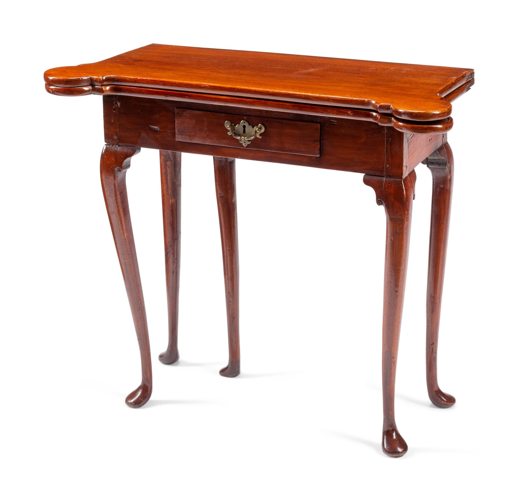 A George III Mahogany Flip-Top Gate-Leg Table