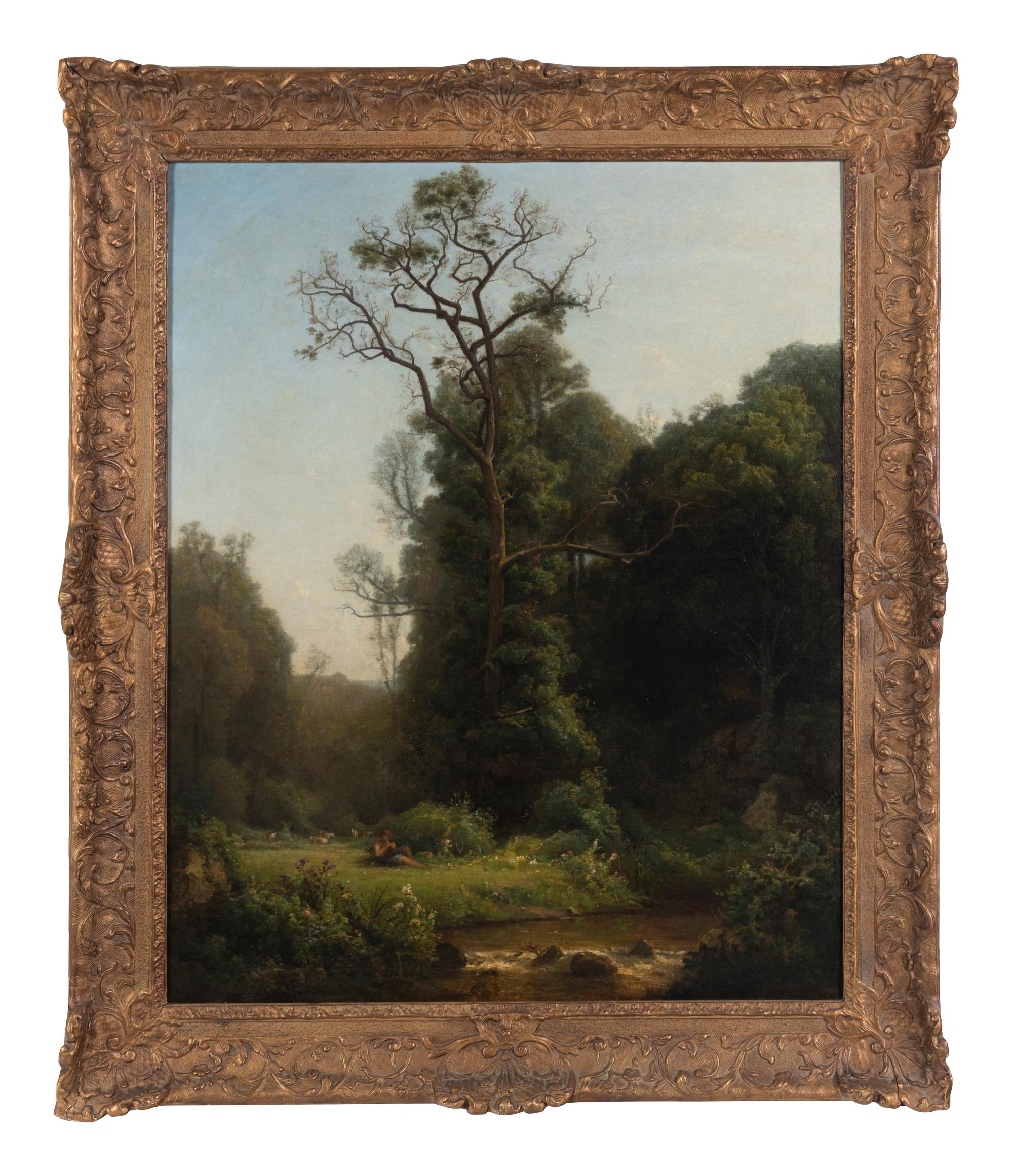 Landscape with Shepherd and Stream