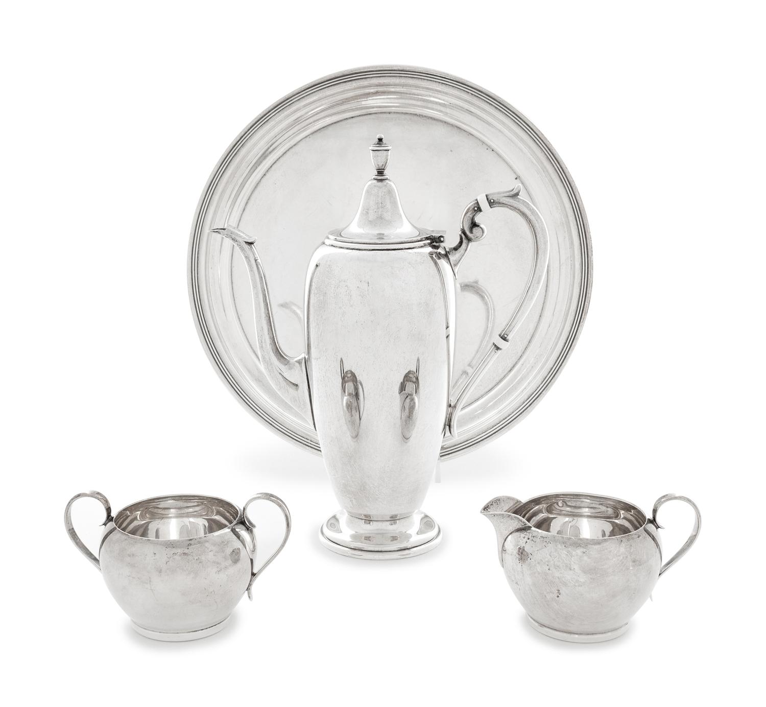 An American Silver Tea Service