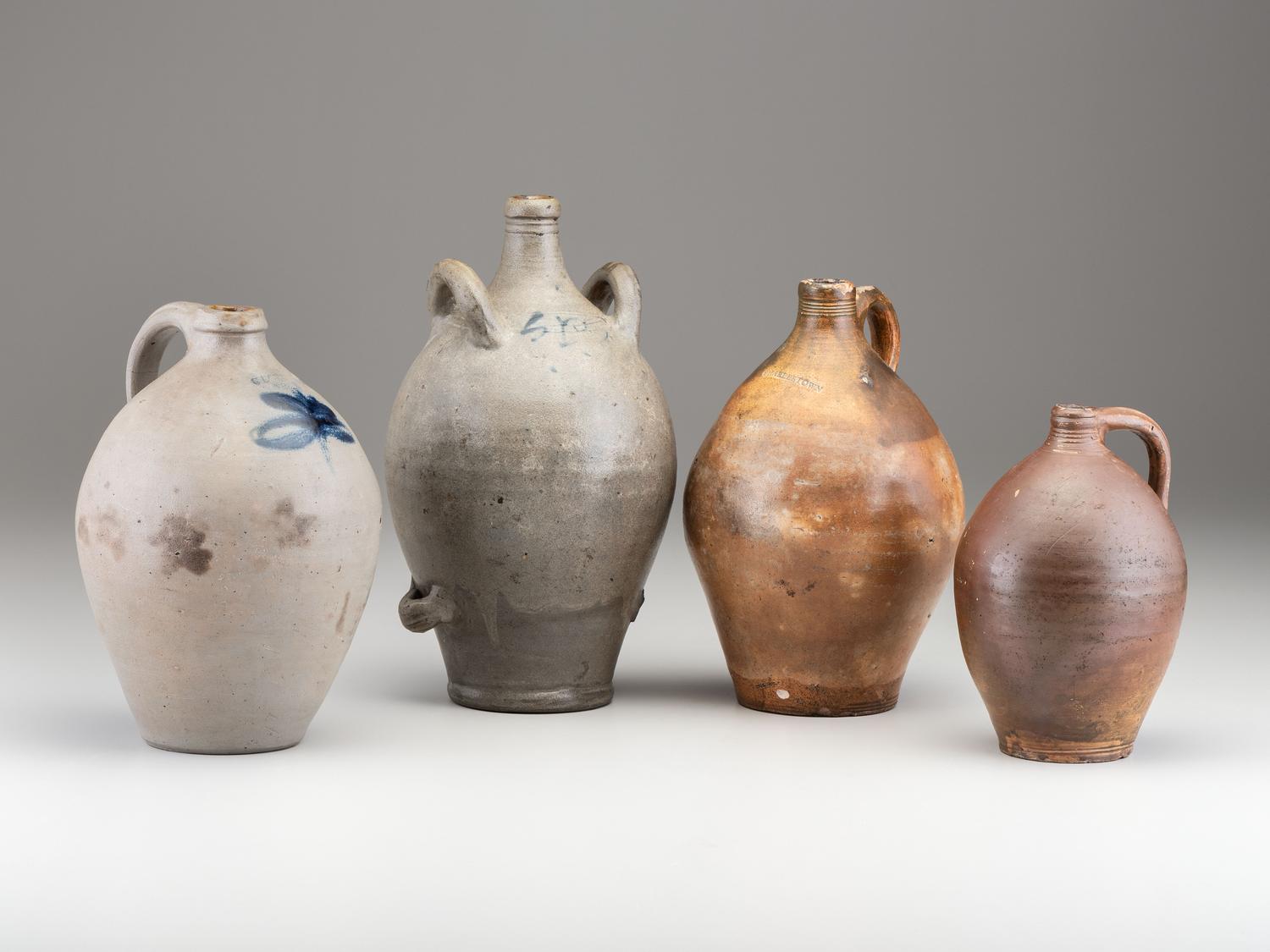 Four Stoneware Jugs