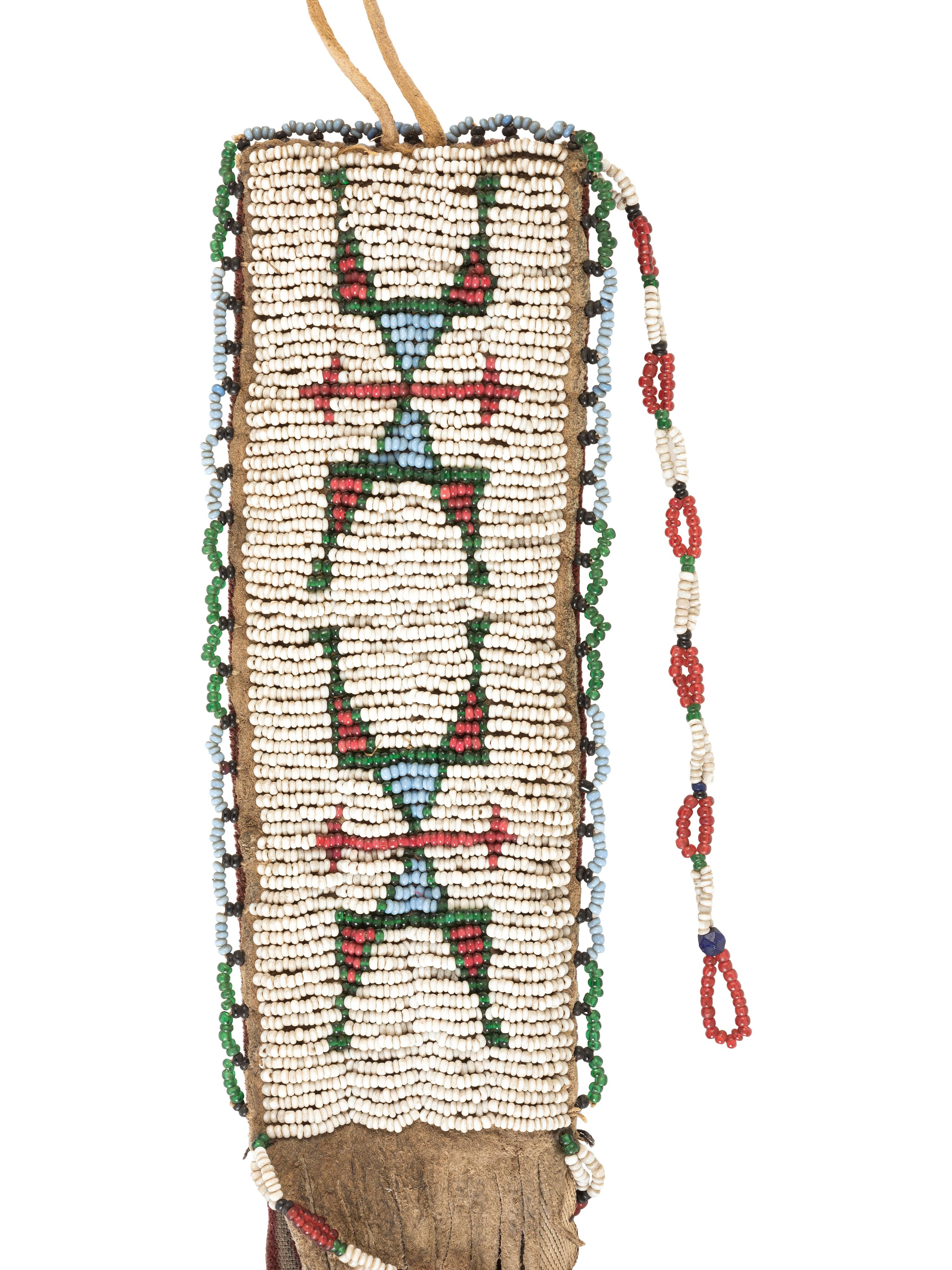 Northern Plains Pouche, Cuffs, and Hair Drop