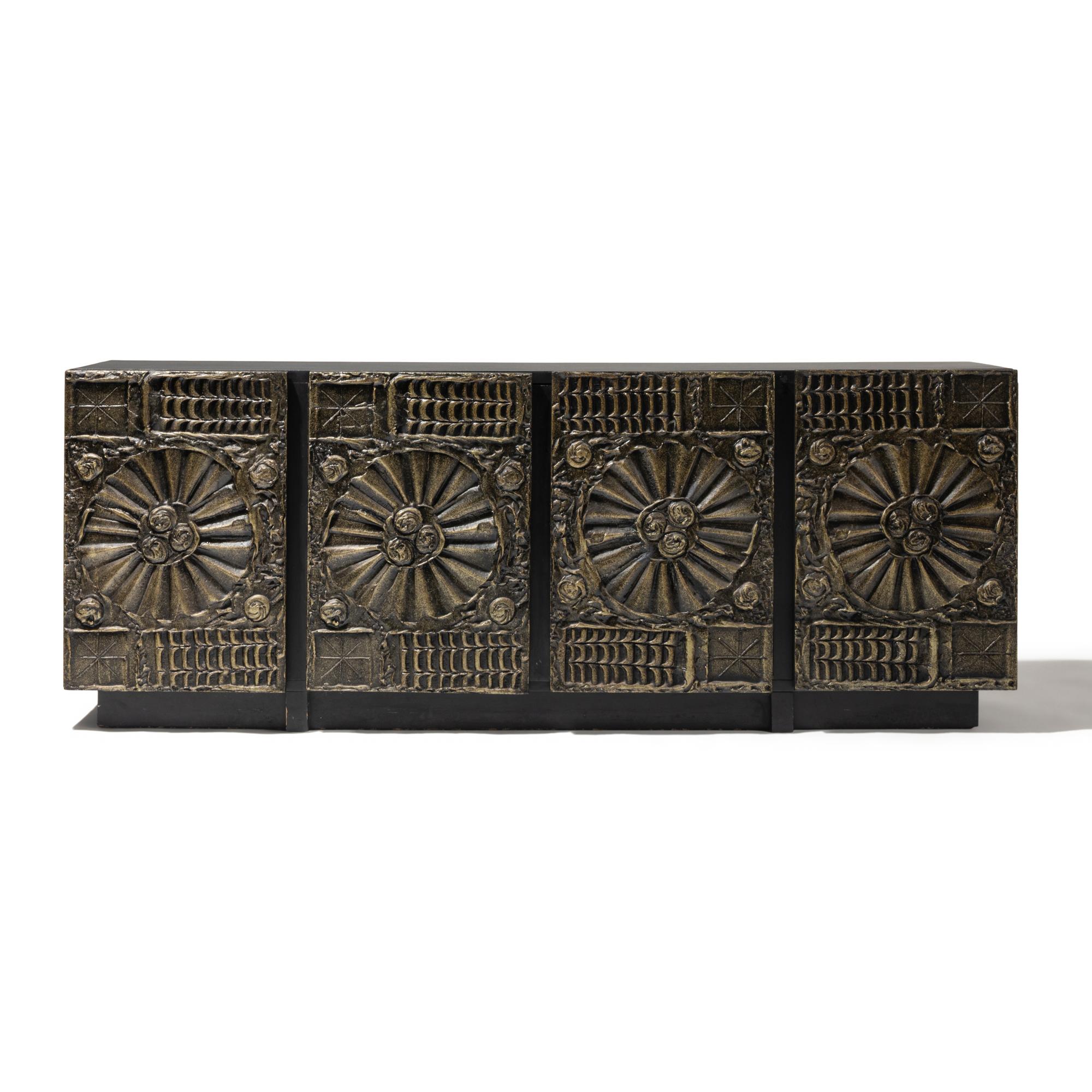 Adrian Pearsall (American, 1925–2011) — Sculptura Brutalist Buffet, c. 1970 for Craft Associates