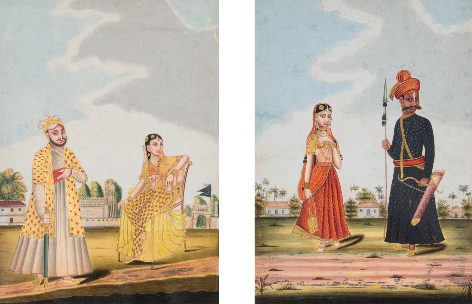 Four Persian and Indian Paintings