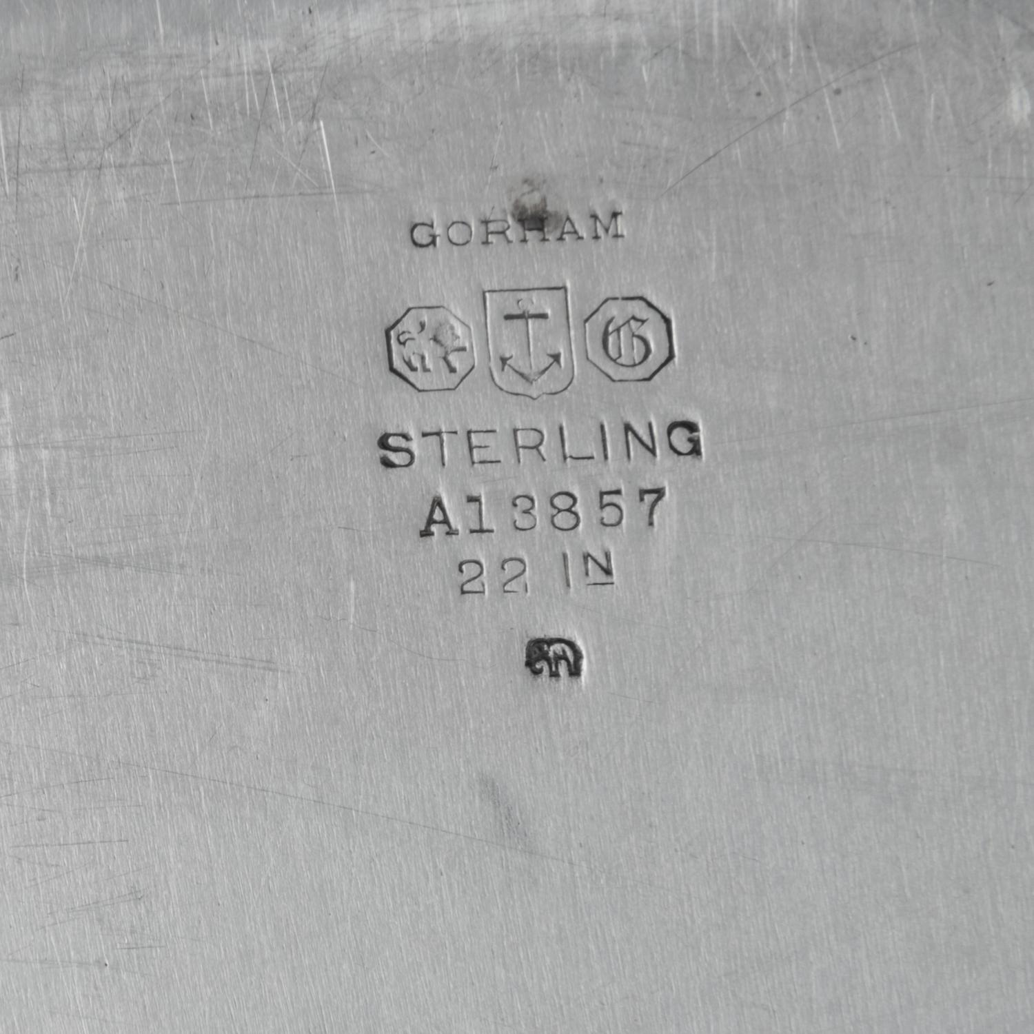 Two American Silver Trays
