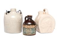 Three Miniature Stoneware Vessels