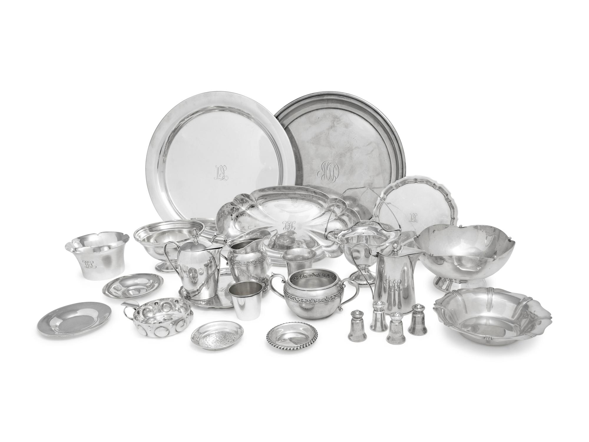 A Collection of American Silver Serving Articles